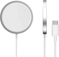 MagEase Magnetic Wireless Charger 15W (MagSafe Compatible) – White