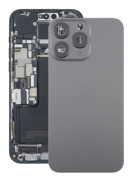Apple iPhone 16 Pro Max Rear Housing Back Panel (Black)