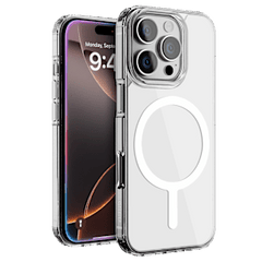 iPhone 15 Pro Max MagSafe Transparent Slim Case Back Cover
